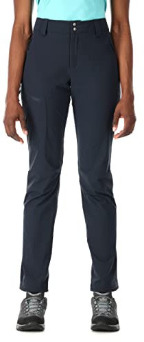 Rab Women's Incline Pants - Lightweight Breathable Trousers for Hiking, Trekking, & Climbing - Beluga - Large/30 Inseam