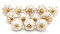 Rasiya Art Gold Cabinet Knobs for Dresser Drawers - Assorted Decorative Pull Handle Kitchen Furniture Hardware Rustic Boho Home Decor - Pack of 20
