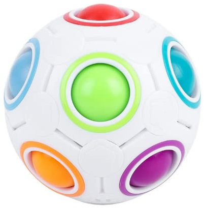 Voarge Magic Rainbow Ball,3D Puzzle Zauberbal,Spannendes Knobelspiel für Kinder und Erwachsene Mädchen und Jungen ab 6 Jahren
