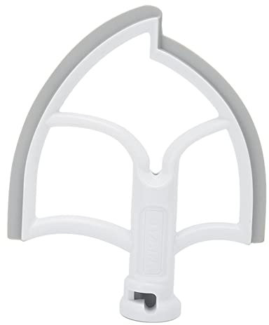 Compatible avec les Accessoires de Batterie de Cuisine Kitchen Aid Palette et Spatule à Bord Incurvé