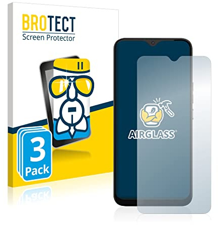 BROTECT 3 Stück Schutzglas für Gigaset GS5 Lite Schutzfolie Panzer Folie Glas Displayschutz Made in Germany [Kratzfest 9H, Anti-Fingerprint]