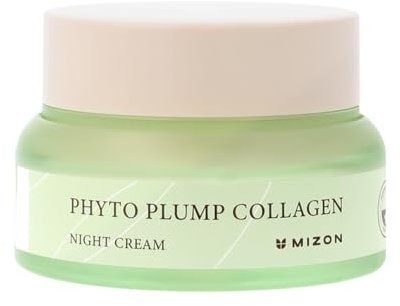 [MIZON] PHYTO PLUMP COLLAGEN NIGHT CREAM (50 ml) Koreanische Pflege – Feuchtigkeitsspendende Nachtcreme für das Gesicht – Anti-Aging & Anti-Falten – Vegane Pflege