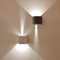s.luce Ixa LED Außenlampe Wandleuchte IP44 Außenleuchte Effekt Wandlampe, Farbe Anthrazit, Rund