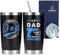 Father Day Gifts, Funny Gift for Daddy from Daughter Son, Happy Birthday Gifts for Dad Stepdad, Presents Ideas, Best Dad Ever, Travel Mug Coffee Cup 600ml