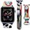 Halloween-Armband, kompatibel mit Apple Watch, 38 mm, 40 mm, 41 mm, 42 mm, 44 mm, 45 mm, 46 mm, 49 mm, verstellbar, austauschbar, weiches Silikon, Cartoon-Sportarmbänder für iWatch Ultra Serie 10, 9,
