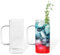 7 O'CLOCK Gläser 2er Set | Design Vintage Square Mug Kuba | Trinkgläser Eiskaffeegläser Cocktailgläser Longdrinkgläser Wasser Tee Kaffee Saft | Spülmaschinenfest langlebig | 350ml