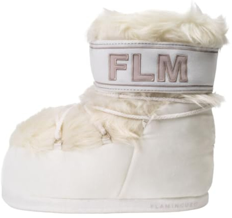 Flamingueo Chaussons Boots - Chausson Sneakers, Pantoufles Femme Hiver, Unisex, Chausson Drole, Cadeau Original, Chaussons, Taille Unique