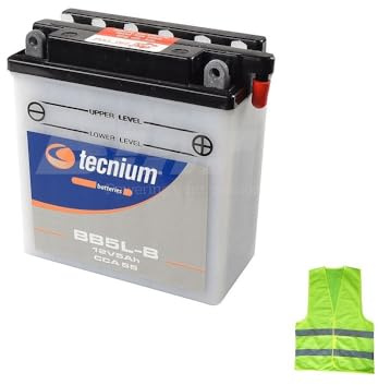 COMPATIBILE CON PIAGGIO Vespa PK S 50 per anno 1982 al 1985 BATTERIA YB5L-B TECNIUM BB5L-B FORNITA COMPLETA PER L’UTILIZZO BATTERIE 5 AMPERE 12 VOLT MOTO SCOOTER 120X60X130MM