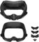 APEXINNO Verstellbare Headset-Einlage für Meta Quest 3, Extra Groß, mit Tasten zur Tiefeneinstellung, Lichtblocker Nasenschutz, PU-Gesichtspolster, Facial Interface Zubehör für Oculus Quest 3