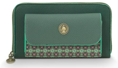 Pip Studio Wally Wallet Pocket Green 19.5x4.5x11cm