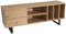FineBuy Lowboard Eiche-Dekor 150x55x40 cm TV-Kommode Modern, Design TV-Schrank Hoch, Fernsehtisch Fernsehschrank mit Schubladen & Regal, Fernsehkommode Wohnzimmer