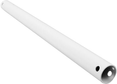 Mikinona Fan Extension Rod 40cm White Ceiling Fan Downrod Sturdy Easy to Install Enhance Your Ceiling Fan