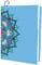 craspire Dehnbarer Buchumschlag Mit Mandalas Blumenmuster Blauer Einband Waschbar Wiederverwendbar Große Buchhülle Aus Nylon Buchschutz Elastische Notizbuchumschläge Für 9x11 Zoll Hardcover Bücher