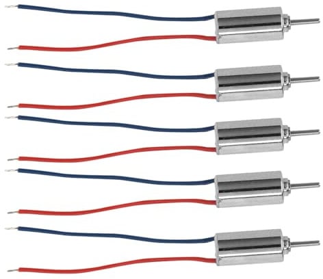 5Pcs Coreless DC 4.5V Low Noise Electric Motor - 32250Rpm Tiny Motors for Model Electronic Toys