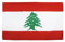 AZ FLAG Libanon-Flagge, 150 x 90 cm, mit 4 Ösen, Libanesischer Pavillon für Balkon oder Wand