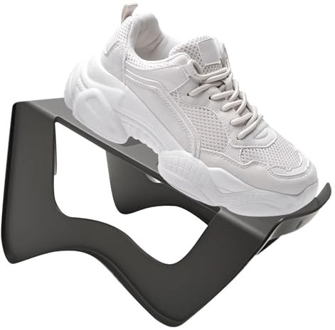 Generico pour chaussures,Organisateur empilable pour chaussures | Double couche antidérapante porte-chaussures étagère organisateur empilable pour entrée armoire de porte murale