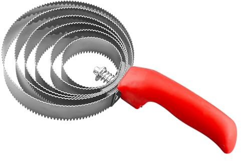 6 Ringe Spiralstriegel, Pferdebürste, Striegel Pferdebürste mit Softgriff | Metallstriegel, Edelstahl Juckreizbürste für Pferde Schafe Kühe Rinder Hunde Andere