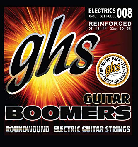 GHS TGBUL Corde pour guitare Ultra Light 8-38