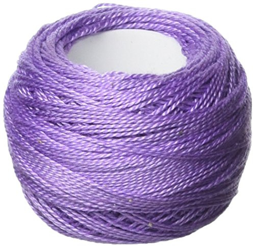 DMC Pearl Cotton Ball Size 8 87yd, Dark Lavender