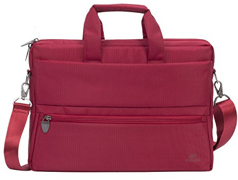 Rivacase Laptoptasche für Natebooks bis 15,6 Zoll - Hochwertige Schultertasche mit einem extra Fach für ein Tablet bis 10.1 Zoll /