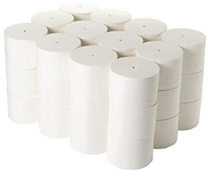2Work Micro Twin Coreless Toilet Rolls 2-Ply 800 Sheets (Pack of 36) 2W00697