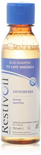 RestivOil Complex Olio Shampoo Delicato Antiforfora per Capelli da Normali a Grassi con Azione Antiseborroica e Anti Prurito, Shampoo Senza Schiuma, 150 ml