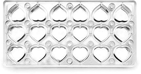Ibili Stampo Pralinato magnetico, in policarbonato chiaro 30 x 14 x 2 cm, argento, 30 x 14 x 2 cm