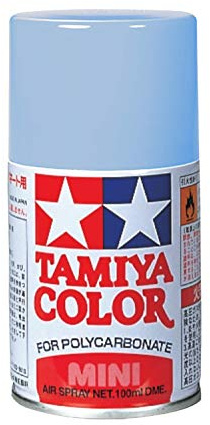 TAMIYA PS-49 Aluminium Sky Blue Effekt eloxiert Lexanfarbe Spray # 86049