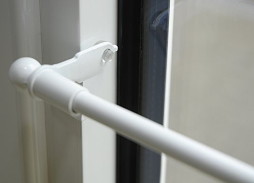 Klemmstange EASY 40 - 60 cm weiß Gardinenstange Scheibenstange Gardinen Stange