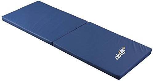 Drive Medical Bi-Fold Bedside Floor Mat, 1 Piece, Blue