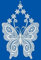 Plauener Spitze Fensterbild Schmetterling 2 Fensterschmuck Fensterdeko Bilder Deko …