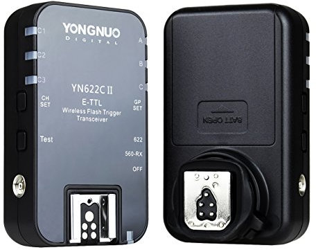 Yongnuo YN-622 II i-TTL/YN-622 C II E-TTL Blitzauslöser Fernbedienung FSK 2,4 GHz kabellos 1/8000s