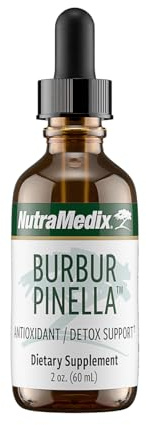NutraMedix Burbur-Pinella Brain Health Supplements for Adults - Combat Brain Fog & Promote Nerve Support - Aid A Healthy Full Body Detox Cleanse - Bioavailable Liquid Format (2 oz / 60 ml)