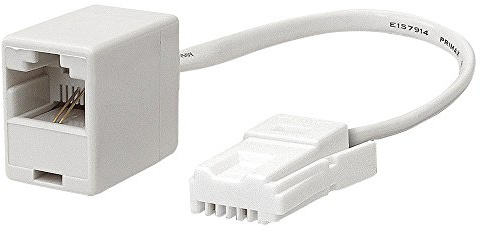 LINE ADAPTOR BT431A PLUG - RJ45 SOCKET // LINE ADAPTOR BT431A PLUG - RJ45 SOCKET Cable Length - Imperial 6 Cable Le // BK4507 (PK OF 1)