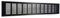 Griglia di ventilazione in alluminio, 100 x 500 mm, colore marrone/nero, griglia di ventilazione in alluminio, griglia per mobili RA1050b