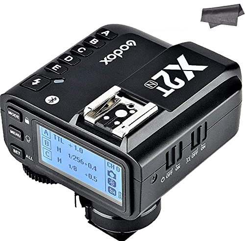 Godox X2T-N Wireless Flash Trigger Compatible with Nikon Camera Bluetooth Connection APP Control 1/8000s HSS Transmitter for Godox V1N TT685N TT350N V860II-N TT600 AD200 (X2T N Compatible with Nikon)