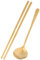 Cuillères à Baguettes Coréennes, Baguettes Cuillères en Acier Inoxydable Couverts Doré pour Maison, Cuisine ou Restaurant