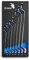 Capri Tools 75-Degree Deep Offset Double Box End Wrench Set, 1/4 to 1 in, SAE, 7-Piece with The Mechanic's Tray