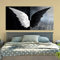 Moxiaa 5D Diamant Painting Bilder Groß Engelsflügel DIY Diamond Painting Set Full Groß Crystal Strass Stickerei Kreuzstich Kunst Handwerk Leinwand Wall/Eingang/Büro Dekorationen 70x140cm