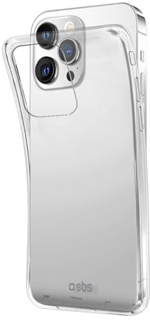 SBS iPhone 13 Pro Hülle transparent - Skinny Cover durchsichtig - Handyhülle Schutzhülle Case
