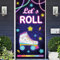 80er 90er Jahre Let's Roll Banner Hintergrund Foto Booth Requisiten Star Roller Skate Skating Throwback Hip Hop Retro Thema Dekor für Mädchen 1980er 1990er Skate Club 1. Geburtstag Party Supplies