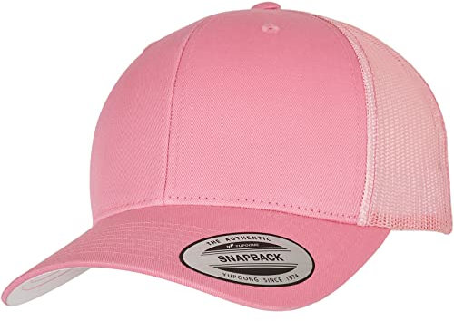 Flexfit Unisex 6606-RetroTrucker Retro Trucker, pink, one size