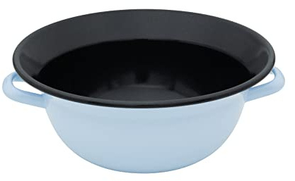 Riess, 0296-028, Weitling Ø 28cm, BACKEMAILLE BLAU, Emaille, Vol. (rec.): 3,0 Liter, Made in Österreich, LBH: 32,1x29,4x12,1cm, 0,899kg, Induktionskocher kompatibel, Gasherd geeignet, Ofenfest