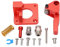 Extruder Aluminium Block Kit Dual Gear Extruder Feeder 3D Drucker ZubehöR FüR DIY Montage