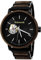 Holzwerk Germany Handgefertigte Designer Herren-Uhr Öko Natur Holz-Uhr Automatik Armband-Uhr Analog Quarz-Uhr Braun Schwarz (HK.Schwarz.Braun)