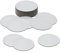Yxyaolee 30 Stück Kleiner Runder Selbstklebender Acryl Mini Spiegel - Plastik Fliesen Aufkleber für Handwerk Dekoration DIY Projekte Supplies (10 x 10cm)