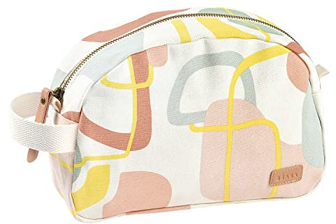 BÉABA, Trousse de toilette Bebe, Trousse de Soin bebe, Sac Geneve, Tissu Impermeable, 2 poches intérieures, Collection Limitée Artline