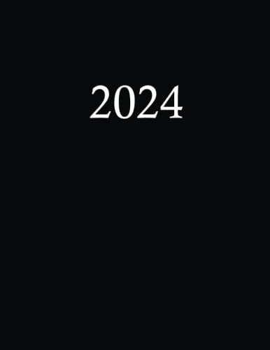 2024: Buchkalender 2024 Monatlicher und Wochenplaner Jahresplaner von Januar bis Dezember 2024, 1 Woche auf 1 Seiten, DIN A4.