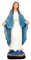 KEEPKAP Großzügige Jungfrau Maria Statue, Our Lady of Lourdes Blessed Mother Statues, 21,6 cm Jungfrau Maria Harz Figuren katholische Geschenke, Indoor Religiöse Heimdekoration