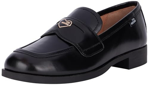 Love Moschino, Loafers Donna, Nero, 40 EU